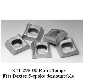 Rim Clamp 15-12 (Non Plated) 1/2" BOLT HOLE